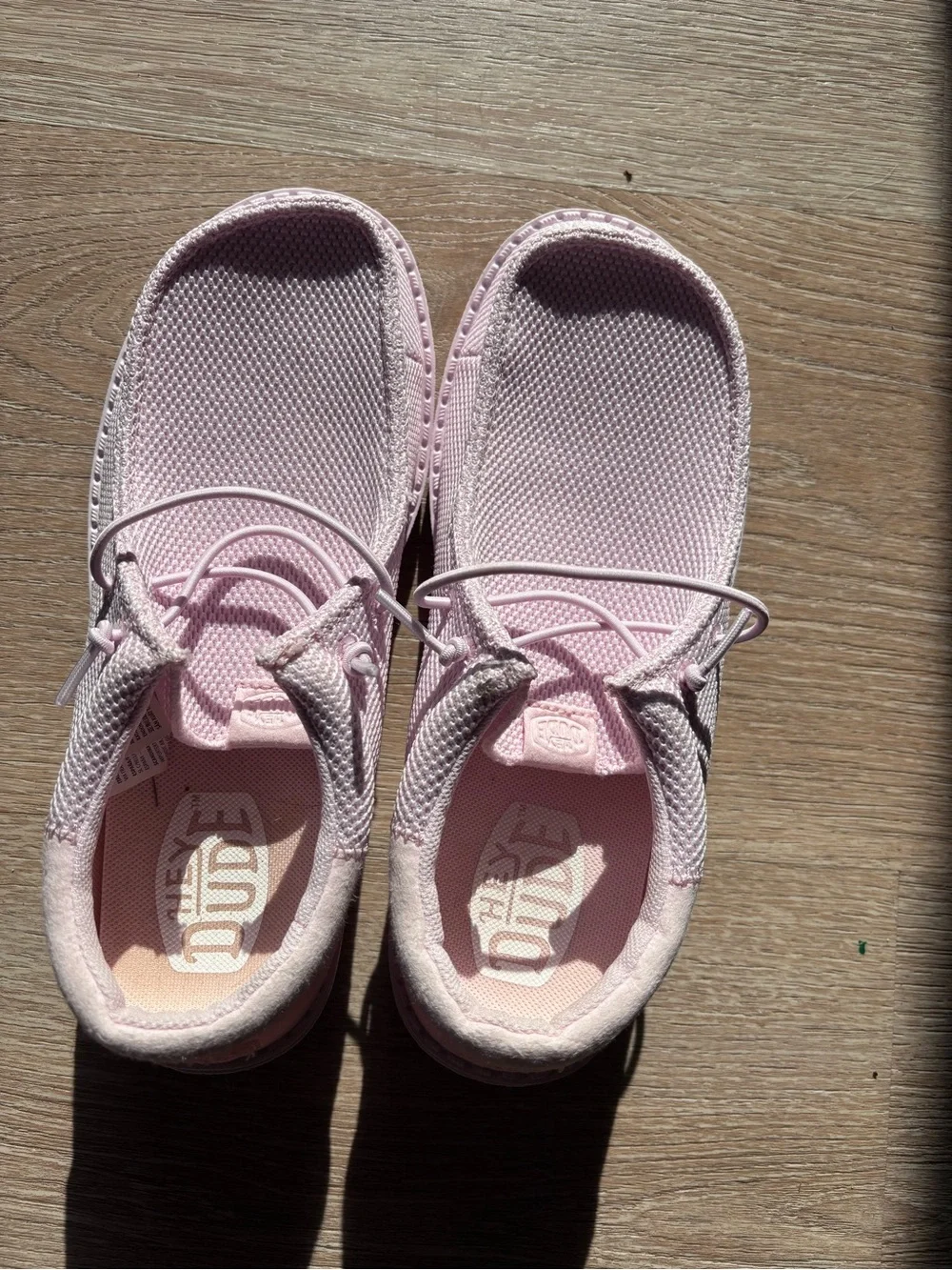 Hey Dude Kids Pastel Pink Slip-On Sneakers
